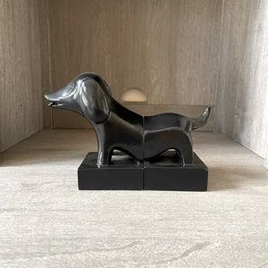 Dachshund Dog Bookends